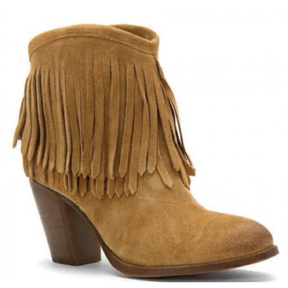 Frye IIana Fringe Short Boot